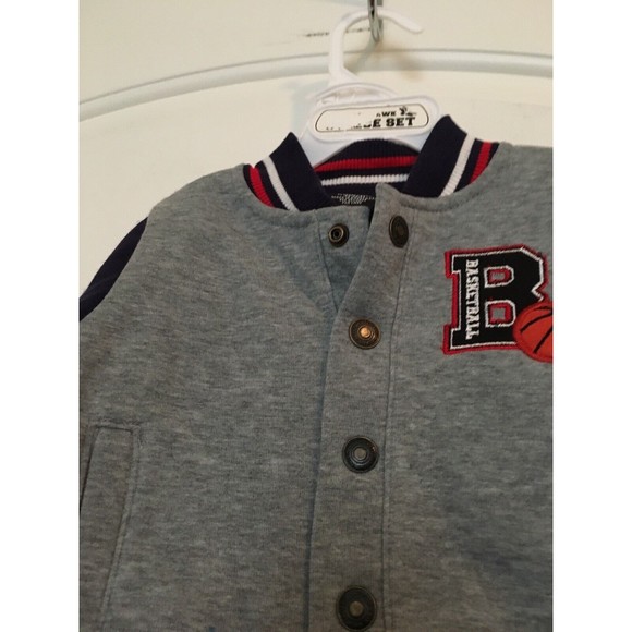 American Hawk 3-Piece Jeans Shirt & Sweat Jacket Set Baby Boys Size 18 M… - Picture 4 of 12